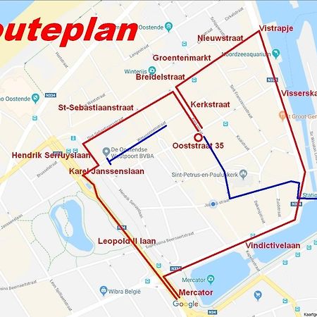Vakantieappartement Emiel Centrum Oostende Met Garage Ngoại thất bức ảnh