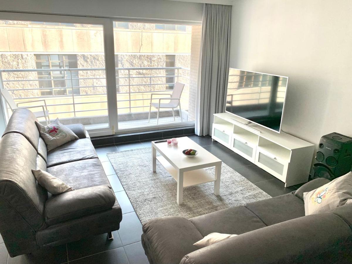 Vakantieappartement Emiel Centrum Oostende Met Garage Ngoại thất bức ảnh