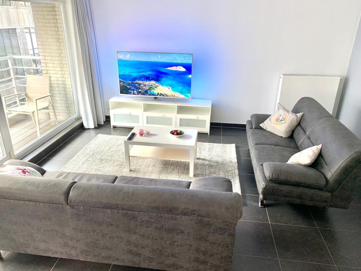 Vakantieappartement Emiel Centrum Oostende Met Garage Ngoại thất bức ảnh