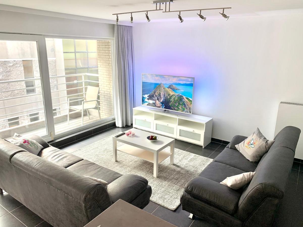 Vakantieappartement Emiel Centrum Oostende Met Garage Ngoại thất bức ảnh