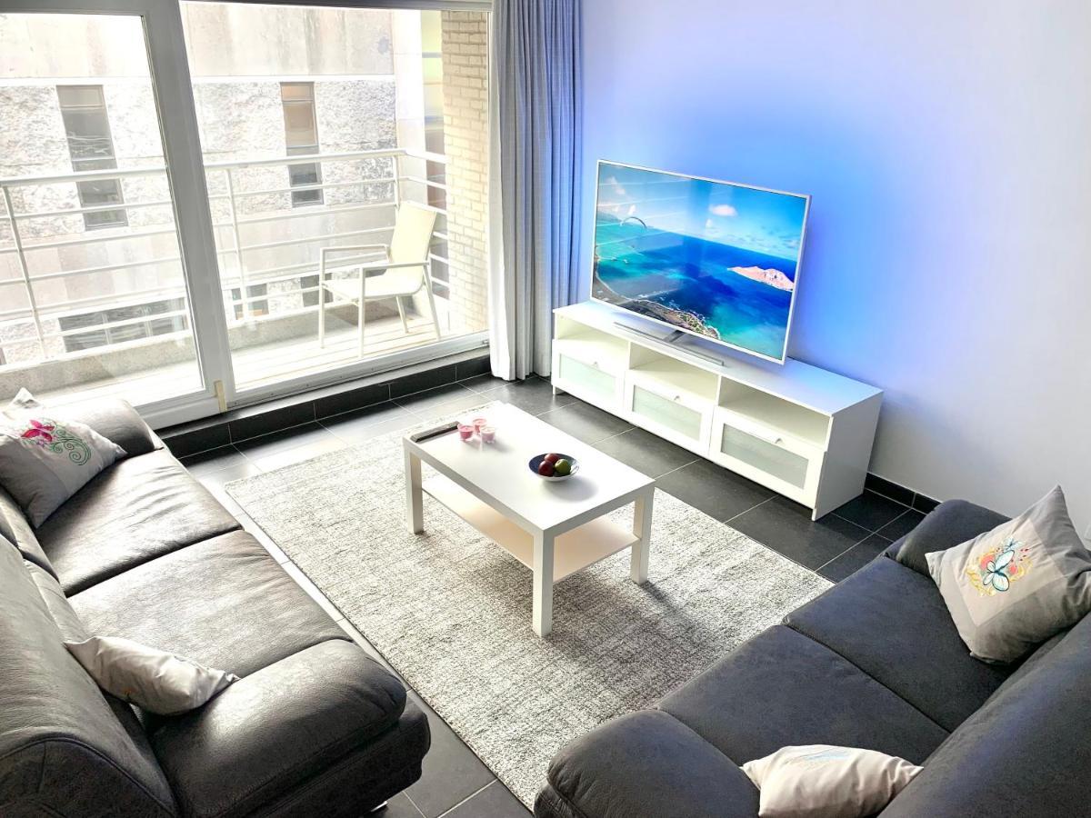 Vakantieappartement Emiel Centrum Oostende Met Garage Ngoại thất bức ảnh