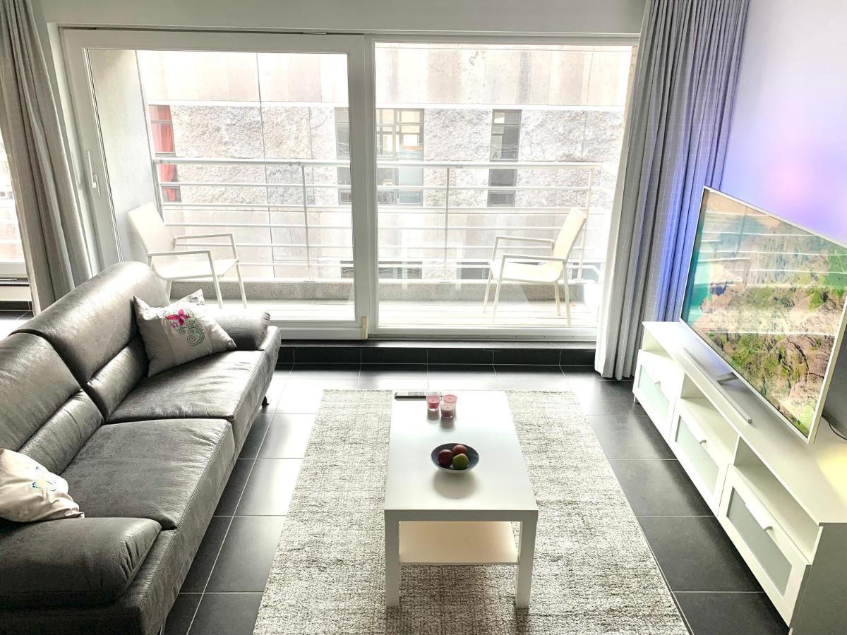 Vakantieappartement Emiel Centrum Oostende Met Garage Ngoại thất bức ảnh
